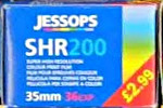 Agfa Jessops SHR200 film packaging