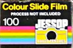 Jessops Colour Slide Film 100 film packaging