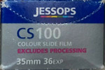 Jessops CS100 Colour Slide Film film packaging