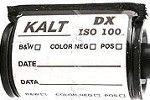KALT ISO 100 White cartridge film packaging