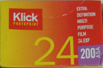 Klick Photopoint 200 film packaging