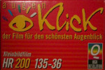 Klick HR200 Kleinbildfilme film packaging