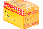 Kodak KODACHROME 40 (Type A) - Code : 5070 KPA-40 film packaging
