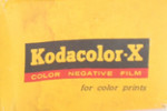 Kodak Kodacolor-X Color Negative Film CX (C-22) film packaging