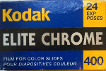 Kodak Elite Chrome 400 E-6 slide film EL 5074 film packaging