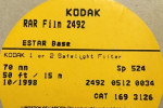 Kodak RAR Ortho film Estar base – SP524 – Code : 2492 / 3492 film packaging