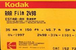 Kodak RAR reversal film Estar-AH base - Rapid-access Recording ... film packaging