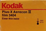 Kodak Plus-X Aerecon Estar thin base SP653 - Code : 3404 film packaging