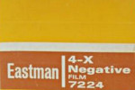 Kodak 4-X Negative (4X) - Code : 5224 / 7224 film packaging