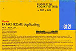 Kodak EKTACHROME Duplicating - Code : 6120 film packaging