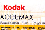 Kodak Professional ACCUMAX Photoplotter Film IMR7 film packaging
