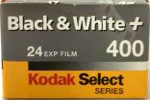 Kodak Black&White C41 400 ISO Film Select Series #+400 Black-an... film packaging