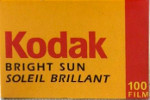 Kodak Bright Sun Film / GA – Iso 100 film packaging