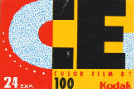 Kodak CE Color film ISO 100 film packaging