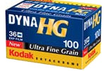Kodak EKTACHROME Dyna HG100 EB film packaging