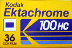 Kodak EKTACHROME 100HC – Code EPC100 film packaging