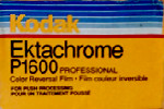 Kodak EKTACHROME F1600 Professional - Code : 5020 – EPH film packaging