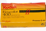 Kodak Ektacolor gold II 400 EGP-4 film packaging