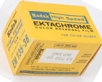 Kodak High Speed Ektachrome Daylight EH ASA 160 (code 5033?) film packaging
