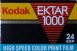 Kodak Ektar 1000 Gen 1 - Code : 5110 – CJ 1000-1 film packaging