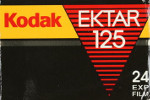 Kodak Ektar 125 – Code 5101 CW film packaging
