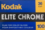 Kodak Elite Chrome 100 E-6 slide film EB – Code 5074 film packaging