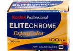 Kodak ExtraColor Elite Chrome 100 EBX film packaging