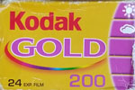 Kodak Gold 200 GB (Gen 6?) film packaging