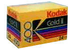 Kodak Gold II 400 ISO CG 400-8 film packaging