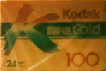 Kodak K Super Gold 100 film packaging