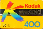 Kodak K Super Gold 400 film packaging