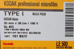 Kodak Micro-File M film packaging