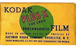 Kodak EASTMAN PLUS-X Negative - Code : 1231 film packaging
