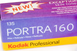 Kodak Portra 160 (new) film packaging