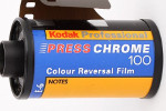 Kodak Professional Press Chrome 100 – Code 1069 Presschrome PC100 film packaging