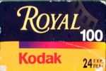 Kodak Royal 100 film packaging