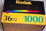 Kodak Royal Gold 1000 (improved, Gen 2) RF135 - Code : 5216 film packaging