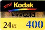 Kodak Royal Gold 400 - Code : 5254 film packaging