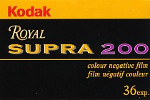 Kodak Professional Royal Supra 200 RS200 – Code 5992 200-2 film packaging