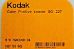 Kodak SO217 Ektachrome with haze filter - Code : SO-217 film packaging