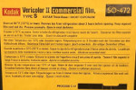 Kodak SO472 Vericolor II commercial Type S (Estar Thick base – ... film packaging