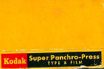 Kodak Super Panchro Press Film Type B – Code 6146 film packaging