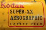 Kodak EASTMAN Super-XX Aerographic - Code : 5225 / 8225 film packaging