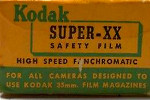 Kodak Super-XX Panchromatic Safety 5232 # SuperXX film packaging