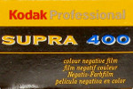 Kodak Professional Supra 400 film packaging