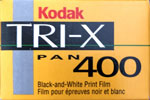 Kodak TRI-X Pan - Code : 5063 – TX (Yellow gray box) film packaging