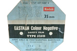 Kodak Eastman Color Negative Film. Tungsten EI 50, DL 32 - Code... film packaging