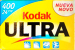 Kodak Ultra 400 GC-8 film packaging