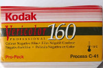 Kodak Vericolor 160 Professional VPS film packaging