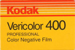 Kodak VERICOLOR 400 Professional - Code : 4028 - VPH film packaging